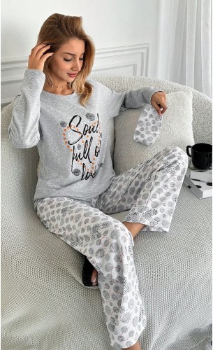 Pijama dama bumbac Ynesita