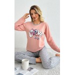 Pijama dama bumbac Floridita