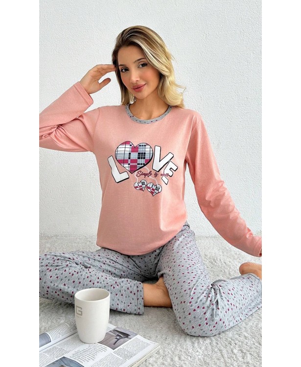 Pijama dama bumbac Floridita