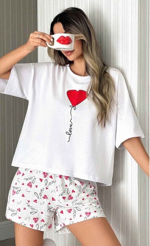 Pijama dama bumbac Crisanta
