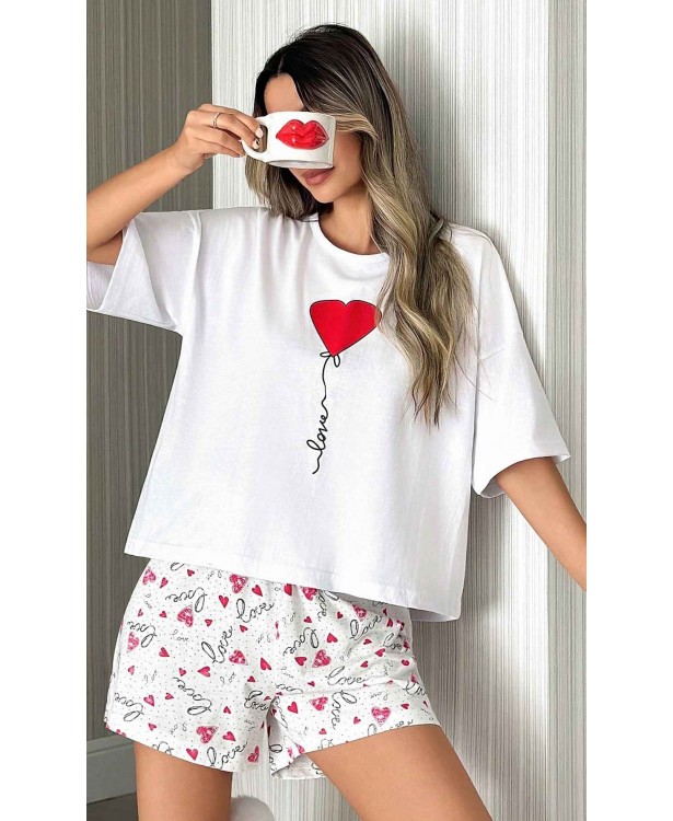 Pijama dama bumbac Crisanta