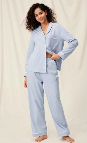 Pijama dama bumbac Orquídia 