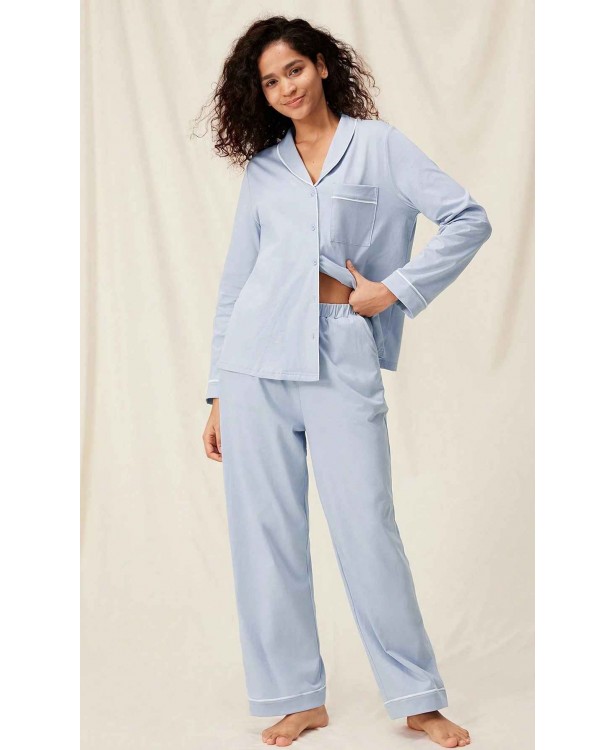 Pijama dama bumbac Orquídia