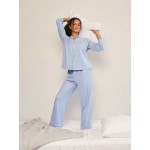 Pijama dama bumbac Orquídia