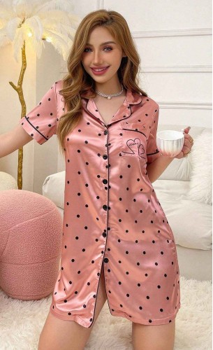 Camasa de noapte satin Gabriella