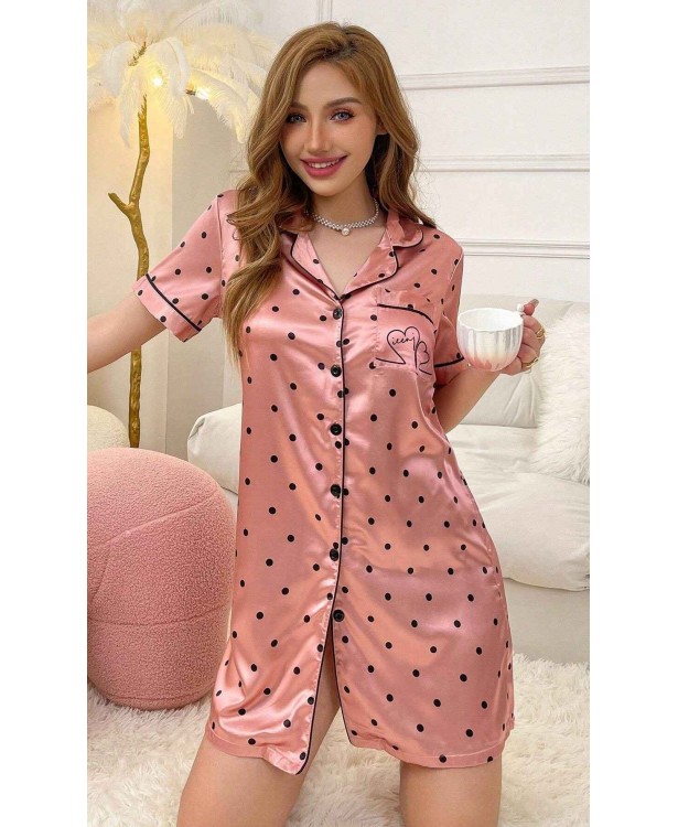Camasa de noapte satin Gabriella