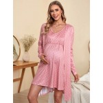 Set halat si camasa de noapte gravide Claudeta