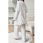 Pijama dama gravide Blanca