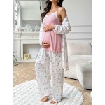 Pijama dama gravide Blanca