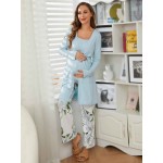 Set pijama 3 piese gravide Butterball