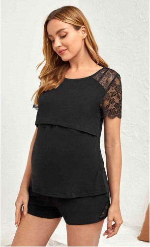 Pijama dama gravide Darling Mama