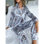 Pijama dama satin Farfalla