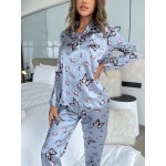 Pijama dama satin Farfalla