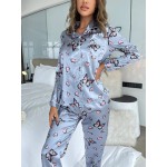 Pijama dama satin Farfalla