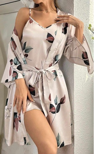 Set camasa de noapte si halat Nunzia