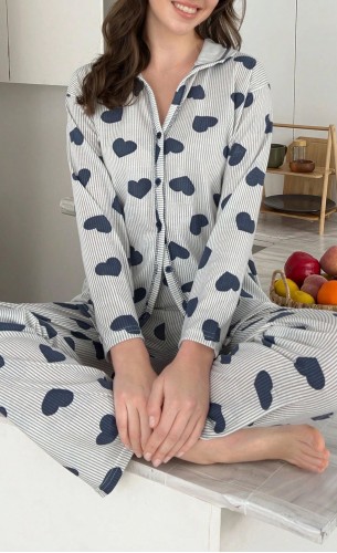 Pijama dama bumbac 100% Amanda