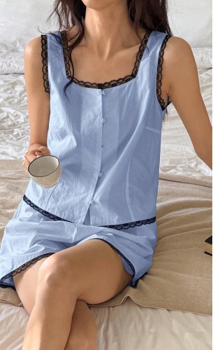 Pijama dama bumbac Sara