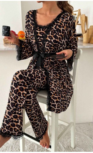 Pijama dama bumbac 100% Amara