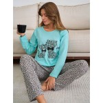Pijama dama bumbac 100% Eva