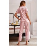 Pijama dama satin Fashion Pink
