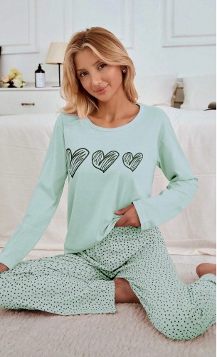 Pijama dama bumbac 100% Eva