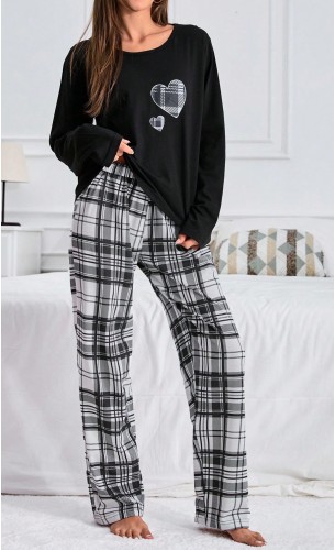 Pijama dama bumbac 100% Fabiana