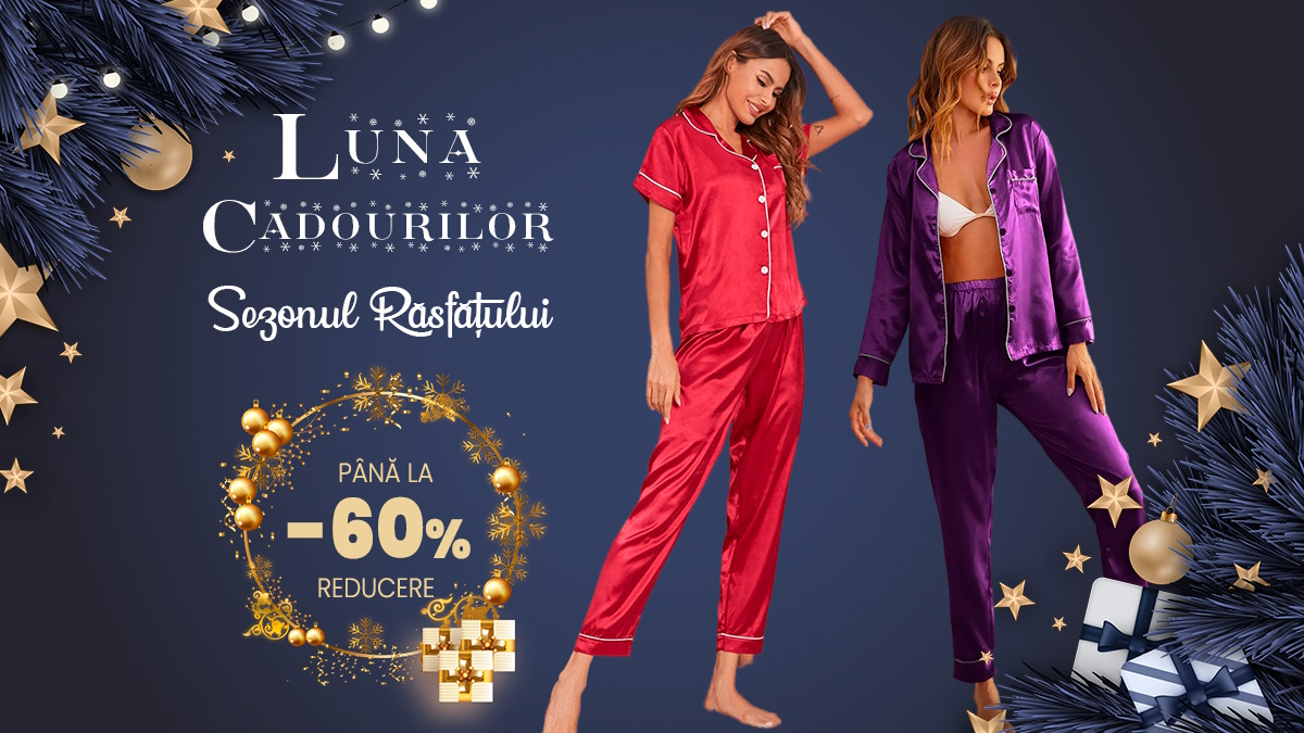 Pijama dama satin Coryna Multicolor