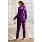 Pijama dama satin Fashion Violet